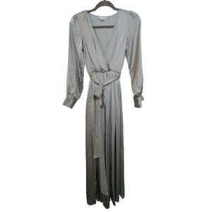 BALTICBORN Lydia Formal Gown Dress Maxi Long Sleeve Sage Green Women's Size XS
